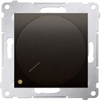 Ściemniacz obrotowy dwubiegunowy do LED ściemnialnych 230V (moduł) 5-215W instalacja 4-przewodowa,krem Simon54