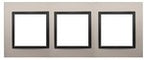 Ramka 4-krotna Nature-Metal, SATYNOWA NOC, IP20/IP44* (*IP44-należy zastosować zestaw uszczelek DUN4), SIMON54 NATURE