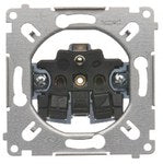 Regulator temperatury z czujnikiem wewnętrznym (moduł) 16(2) A, 230V~. Montaż na wkręty, antracyt, SIMON54
