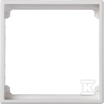 Adapter S500 na 1 moduł K45 (45x45mm), czysta biel, SIMON500
