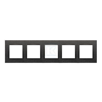 Ramka 4-krotna Nature-Metal, INOX DARK, IP20/IP44* (*IP44-należy zastosować zestaw uszczelek DUN4), SIMON54 NATURE