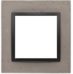 Ramka 2-krotna Nature-Beton, CZARNY CHARAKTER, IP20/IP44* (*IP44-należy zastosować uszczelkę ramki DUN2), SIMON54 NATURE