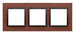 Ramka 5-krotna Nature-Drewno, CZARNY ORZECH, IP20/IP44* (*IP44-należy zastosować zestaw uszczelek DUN5), SIMON54 NATURE