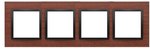 Ramka 5-krotna Nature-Drewno, CZARNY ORZECH, IP20/IP44* (*IP44-należy zastosować zestaw uszczelek DUN5), SIMON54 NATURE