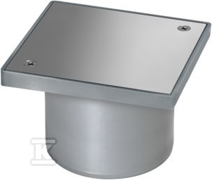 Nasadka z ABS z zamkniętą szczelnie pokrywą 150x150 mm, przykręcaną, sys.100
