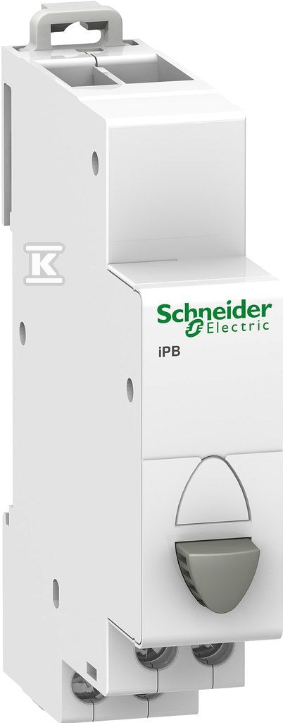 Przycisk pojedynczy (z samopowrotem) iPB-20-10 20A 1NO szary
