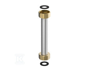 Zestaw elastycznych przyłączy Flex-Fix 2 x 1/2" gw 700 mm bez izolacji