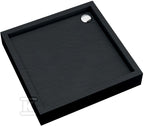 Brodzik akrylowy 3.4730 zintegrowany z podbudowa stabilizująca Stabilsound Plus oraz przeciągniętym panelem Black Stone 80x80x16 cm "Medium", kwadratowy