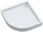 Brodzik akrylowy 3.4745 zintegrowany z podbudowa stabilizująca Stabilsound Plus oraz przeciągniętym panelem White Stone 90x100x16 cm "Medium", prostokątny