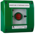 OA1-WER.NADTYN.PRZYCISK WCISKANY RĘCZN. 1 TOR ZWIER.+LED SYGN.230VAC OA1-W01-B\10-230