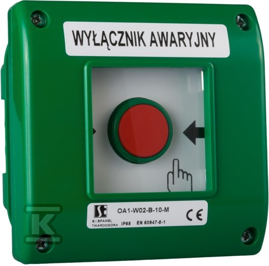 OA1-WER.PODTYN.PRZYCISK ZWAL.SAMOCZ. 1 TOR ZWIERNY OA1-W02-A\10