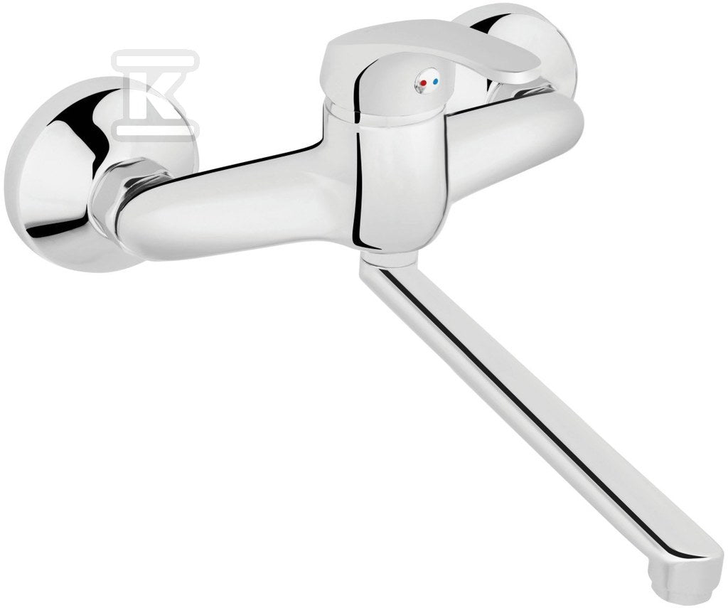 Bateria zlewozmywakowa Basic ścienna chrom