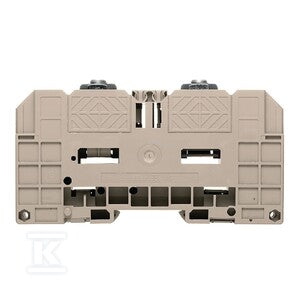 Złączka kołkowa, Przyłącze sworzniowe, Ciemnobeżowy, 120 mm2, 269 A, 1000 V, liczba przyłączeń: 2, liczba poziomów: 1, TS 35, V-0, Wemid, WFF 120