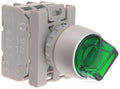 2-POŁ ŁĄCZNIK POKR ZIELONY.1ZW 2ROZ AC(24V-230V),DC(24V-110V) SP22-PL.Z-12-LED.UNI\AC/DC