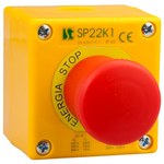 KASETA KOMPLETNA 1-OTWOROWA Z PRZYCISKIEM BN 1 PRZEPUST M20 SP22K1\BN-1