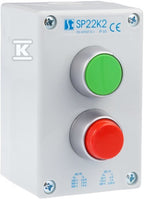 KASETA KOMPLETNA 2-OTWOROWA Z NAP. KZ,WC I 1 PRZEPUST M20 SP22K2\02-1