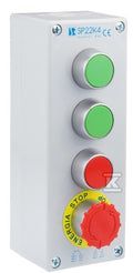 KASETA KOMPLETNA 4-OTWOROWA Z NAP KZ,KZ,KC,B I 1 PRZEPUST M20 SP22K4\01-1