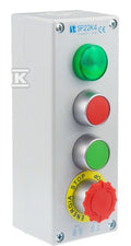 KASETA KOMPLETNA 4-OTWOROWA Z LC,KC,KZ,B I 2 PRZEPUSTY M20 230V SP22K4\05-2
