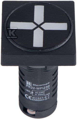 WSKAŹNIK POŁOŻENIA 230V AC/DC PK22-WP\230