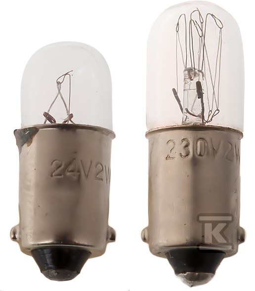 Żarówka sygnalizacyjna BA9S miniaturowa 24V BA9S\24V