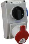 ZESTAW INSTALACYJNY IP44 O-I,32 A,3P+N+PE,DŁAWNICA M32 ZI22\R441